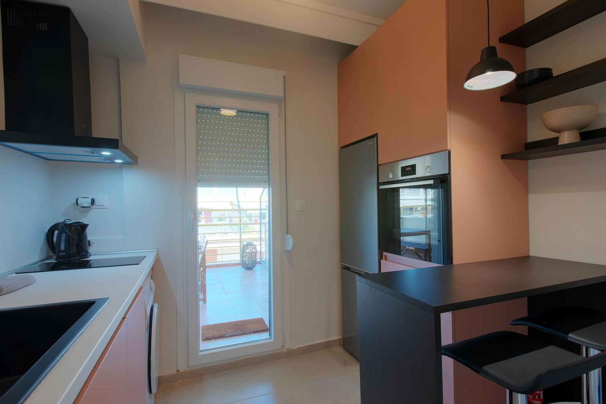 Apartment New Cozy With Balcony Close To Analipsi Metro *