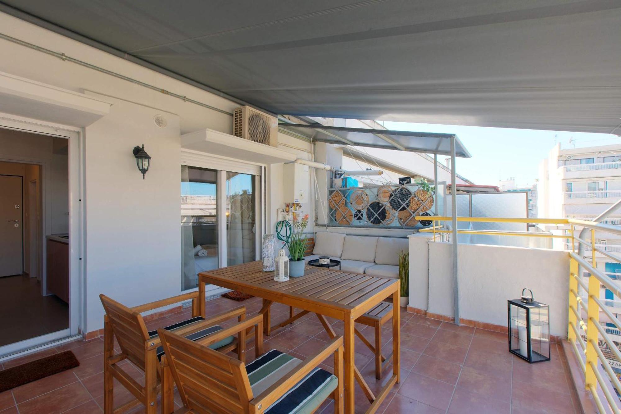 New Cozy With Balcony Close To Analipsi Metro Apartment