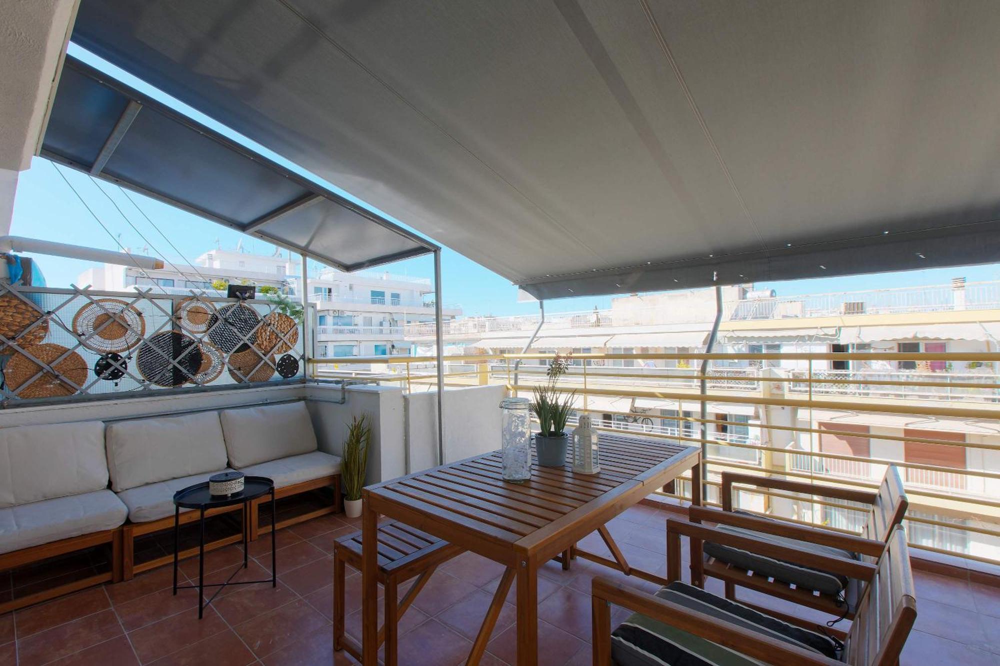 Apartment New Cozy With Balcony Close To Analipsi Metro